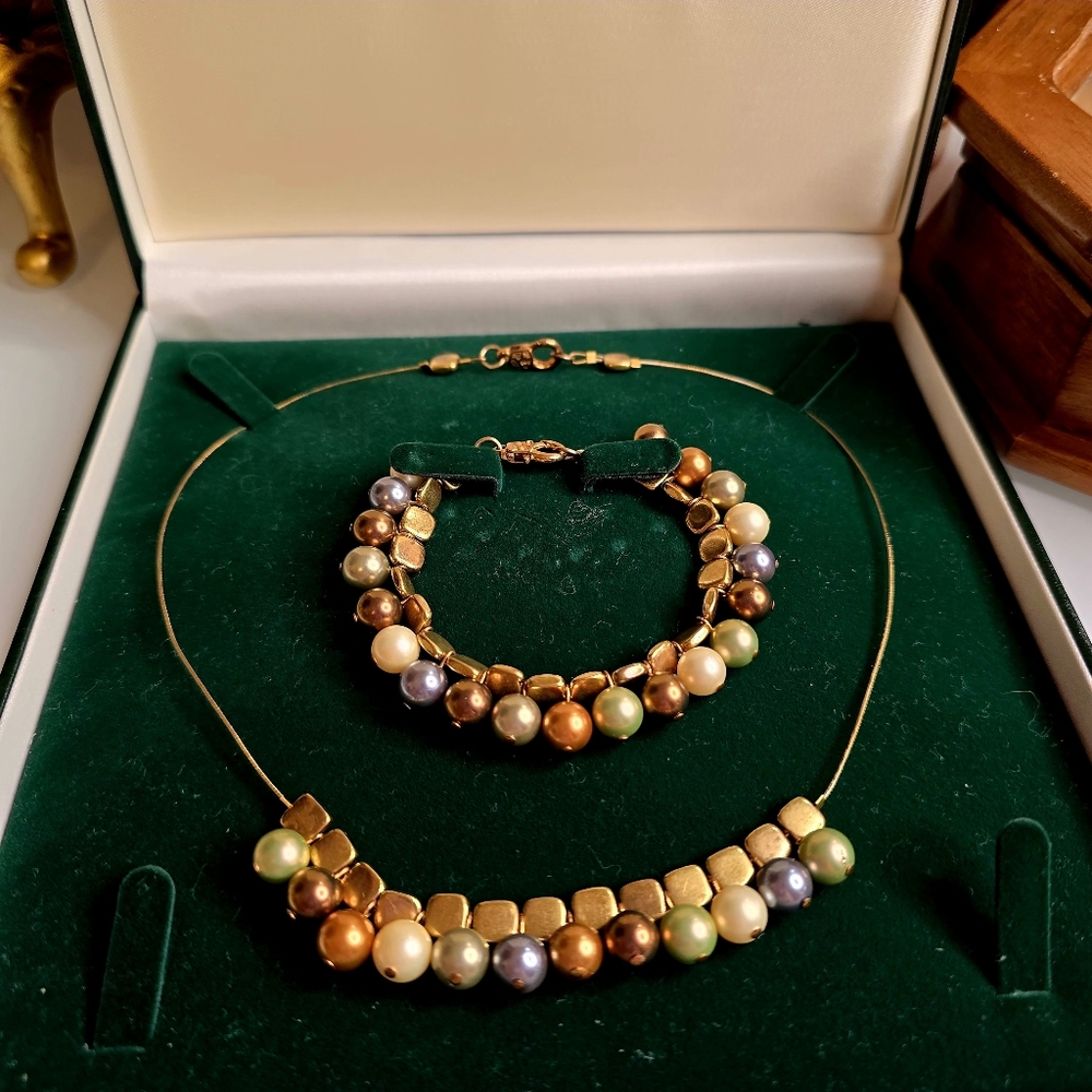 Scotland Orkney Pearl Necklace Set
